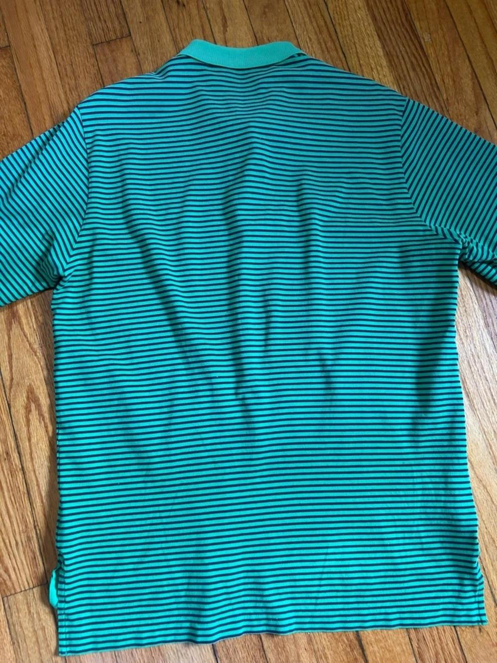 Polo Golf Ralph Lauren Green & Blue Striped Short Sleeve Polo Men’s M
